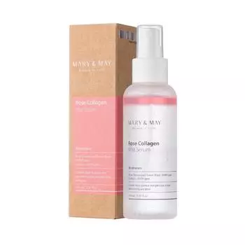 Mary&May Rose Collagen Mist Serum, Увлажняющая, KBeauty, Корейская косметика, пробник