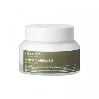Mary&May Sensitive Soothing Gel Cream, Увлажняющий, KBeauty, Корейская косметика, пробник