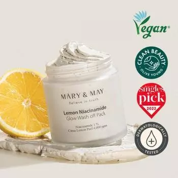 Mary May [Skin Tone Up] Средство для умывания Mary May Lemon Niacinamide Glow, 125 г