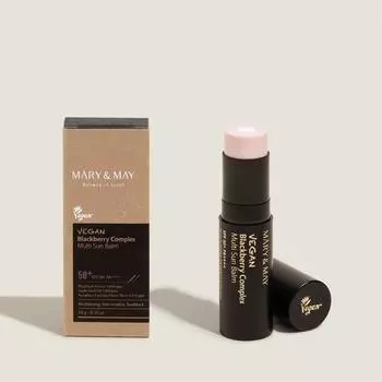 Mary&May Vegan Blackberry Complex Multi Sun Balm SPF50+ PA++++, Солнцезащитный крем, KBeauty, Корейская косметика, пробник