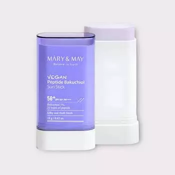 Mary&May Vegan Peptide Bakuchiol Sun Stick SPF 50+ PA++++ 18gr AUTHENTIC STORE