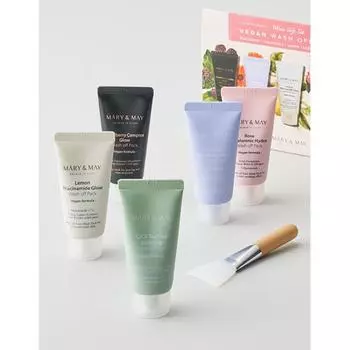 Mary May Vegan Wash Off Mask Mini подарочный набор из 5 предметов