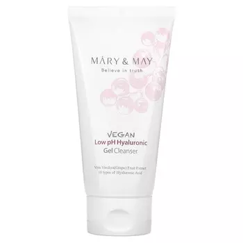 Mary & May, Веганский слабокислотный гиалуроновый очищающий гель, 5,07 жидких унций (150 мл)