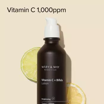 Mary&May Vitamin C + Bifida Lotion 120ml AUTHENTIC STORE