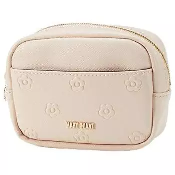 MARY QUANT Простая мини-сумочка с тиснением в виде ромашки x Ш14 x Г5 см Бежевый В10,5 бежевый