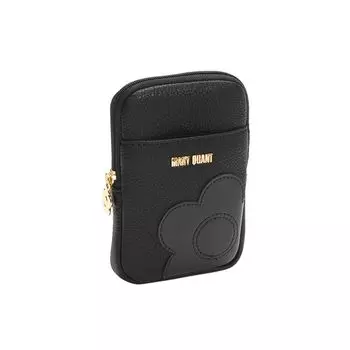MARY QUANT Shrink Daisy Patch Lip Pouch x W9 x Black H12.5 D2.5cm чёрный