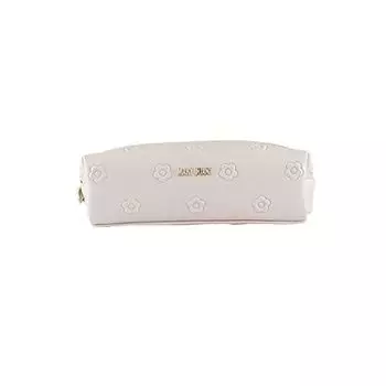 MARY QUANT Simple Embossed Daisy Square Pen Case 1 piece [040/Beige/FREE] (x 1)