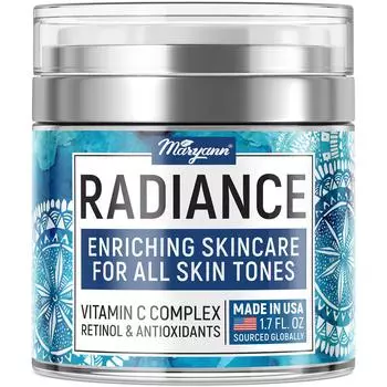 MaryAnn Organics, Radiance, комплекс витамина C, ретинол и антиоксиданты, 1,7 жидких унций (50 мл)
