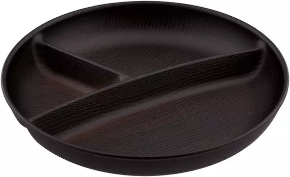 Masakazu Showa NH home Разделительная пластина Wood Grain Resin Одна пластина БОЛЬШАЯ Темно-коричневая Чистое покрытие Микроволновая печь Можно мыть в посудомоечной машине Сделано в Японии Светлая