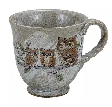 Масамине Ино Кутани Посуда Кружка Сова K8-827 серый