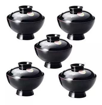 Масано Эчидзэн лаковая посуда пиала для супа Темари Тамари 5 персон