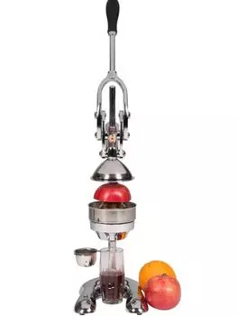 Mascot Jumbo Chrome Промышленный пресс для фруктов Профессиональная соковыжималка для гранатов и цитрусовых Фруктовый пресс Соковыжималка для цитрусовых
