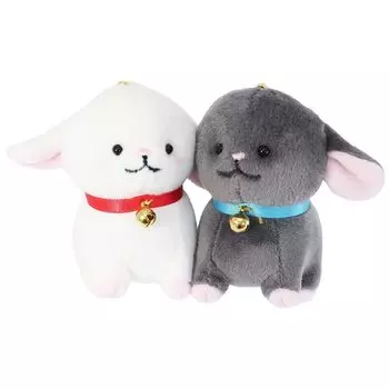 Mascot key chain stuffed toy ball Niko [pair chain] stuffed/goat
