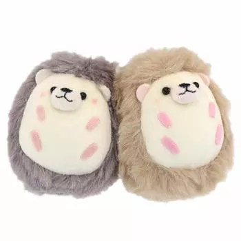 Mascot keychain pair stuffed toy ball of 2 [Niconui chain] hedgehog/set