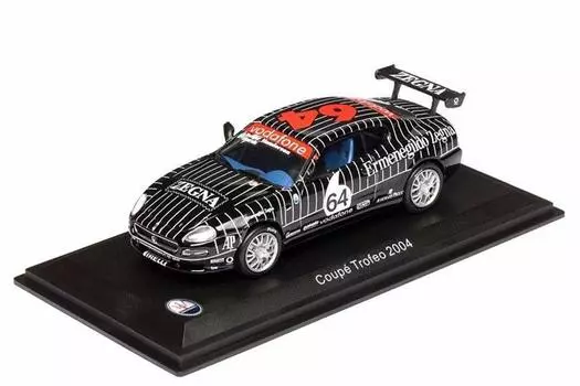 Maserati Coupe Trofeo 2004 Black Mini Car Genuine Version 1/43 [Item] чёрный