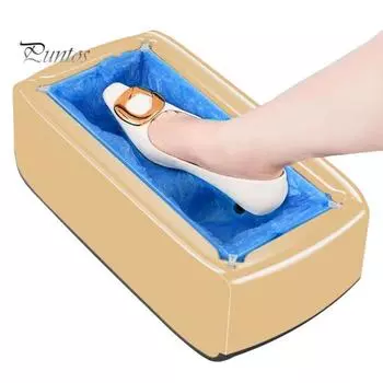 Машина для бахил, эффективный автоматический диспенсер для бахил для домашнего офиса, супермаркета, заводской больницы зелёный