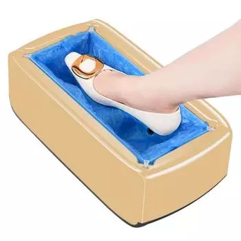 Машина для бахил Yousheng, эффективный автоматический диспенсер для бахил для домашнего офиса, супермаркета, заводской больницы зелёный