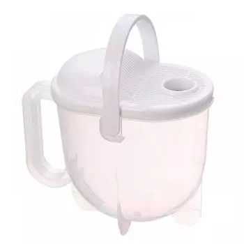 Машина для быстрой мойки риса Пластиковая чаша Сито для автоматической мойки бобов Сои Бесконтактные кухонные принадлежности