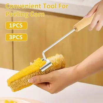 Машина для чистки початков кукурузы Машина для чистки кукурузы из нержавеющей стали Быстрая, эффективная, простая в использовании Машина для чистки, простая в очистке, надежная и безопасная