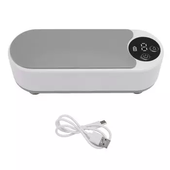 Машина для чистки ювелирных изделий, 2 скорости, регулируемая вибрация, профессиональный ЖК-дисплей, очиститель для глаз