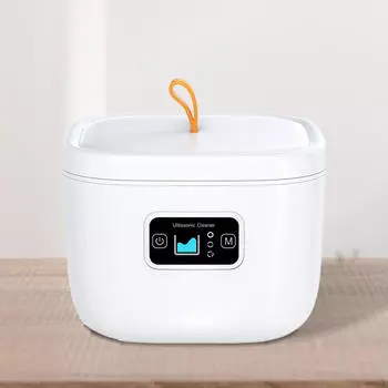 Машина для чистки зубных протезов Ванна Коробка для замачивания зубных протезов Вставные зубы Дорожная белая белый