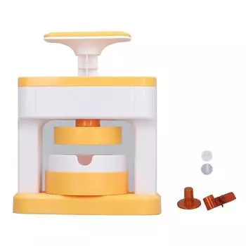 Машина для изготовления значков, пресс-машина для изготовления кнопок, пробойник для значков с 48 шт. деталей для кнопок, фотографии