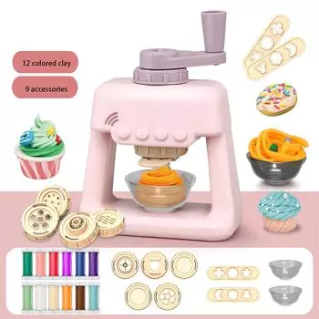Машина для изготовления лапши для мороженого, DIY, высокая красота, набор инструментов, набор форм для глины, детские игрушки ручной работы