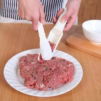 Машина для изготовления рисовых шариков, удобная, высокоэффективная, с удобной ручкой, машина для приготовления рыбных шариков, противоскользящая ручка, машина для приготовления рисовых шариков для кухни белый