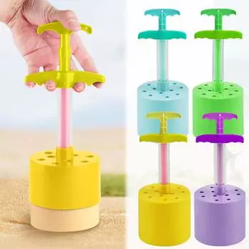 Машина для моделирования брикетов Ручное ручное давление Соты Летняя игровая форма для песка Пляж One Size синий