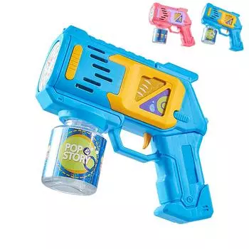 Машина для мыльных пузырей со светодиодными лампами, машина для мыльных пузырей для детей с герметичной конструкцией, автоматическая машина для мыльных пузырей для малышей, сувениры на вечеринку, подарок на день рождения, на Пасху 50 мл One Size синий