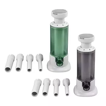 Машина для начинки колбас PP PS Бытовая вертикальная ручная машина для наполнения колбас с 4 трубками для начинки Green
