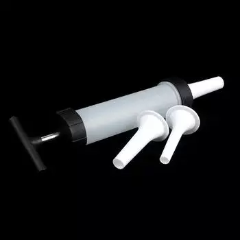 Машина для начинки мяса, колбасная машина, набивка, ручной пресс, 3 насадки, воронка