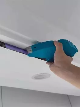 Машина для наклеивания липкой ленты Easy Seam, аппликатор для липкой ленты, стандартный инструмент для резки липкой ленты, дропшиппинг синий