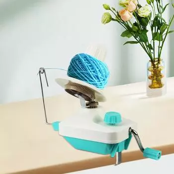 Машина для намотки пряжи с ручным управлением для самостоятельного шитья, клубок ниток толщиной 0-35 мм, зажим для волокон шерсти, ручная