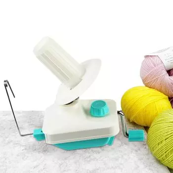 Машина для намотки пряжи своими руками, ручная намотка пряжи, ручная, толщина 0-35 мм, инструменты для ремонта и поделок, волокно, шерсть, клубок ниток синий