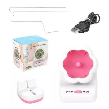 Машина для нанизывания бисера «сделай сам», мастер изготовления бисера, регулируемая скорость, Спиннер для бисера для изготовления ювелирных изделий, принадлежности для рукоделия