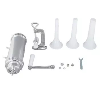 Машина для наполнения колбасы из алюминиевого сплава, горизонтальная машина для наполнения мяса, кухонная машина для наполнения колбасы мясом для кухни