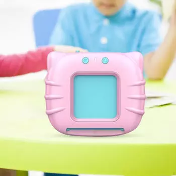 Машина для обучения 15 тем Интерактивные игрушки Говорящие карточки для детей 10.2cmx9.2cmx1.6cm розовый