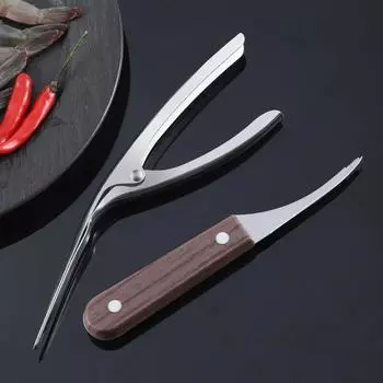 Машина для очистки креветок из нержавеющей стали Инструмент для очистки панциря креветок Щипцы для очистки панциря креветок Машина для очистки раков от панциря креветок