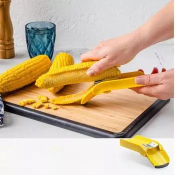 Машина для очистки кукурузных початков, кухонный инструмент, рубанок жёлтый