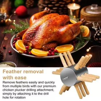 Машина для ощипывания кур Машина для ощипывания птицы Машина для ощипывания перьев из нержавеющей стали с резиновыми пальцами Простой и безопасный инструмент для ощипывания птицы A