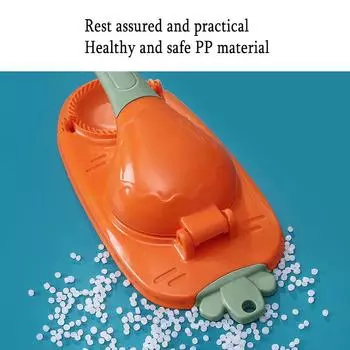 Машина для пельменей «Два в одном» Ручная форма для пельменей Тесто Ручной прессовочный инструмент Выпечка Кондитерские изделия Аксессуары для машины для пельменей S 22X9X6CM зелёный