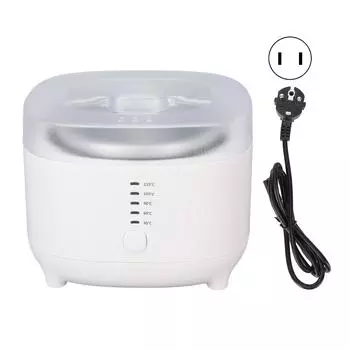 Машина для подогрева парафина, быстрое нагревание, 5 температурных передач, восковая спа-машина, горшок, белый, 500 мл US Plug 110V