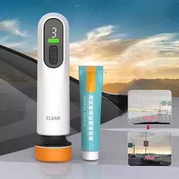 Машина для полировки и шлифовки автомобиля, 12000 об/мин, для ремонта царапин на лобовом стекле, удаления масляной пленки, аксессуары