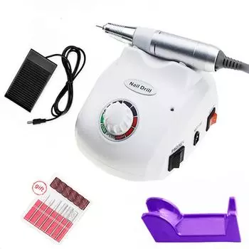 Машина для полировки ногтей, 25000 об/мин, машина для удаления и пилинга ногтей, полировальная машина типа ручки, художественный инструмент EU Plug красный