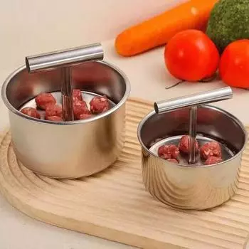 Машина для приготовления фрикаделек из нержавеющей стали 45820 Шарики Ручная машина для приготовления фрикаделек Кухня Экструдированная S