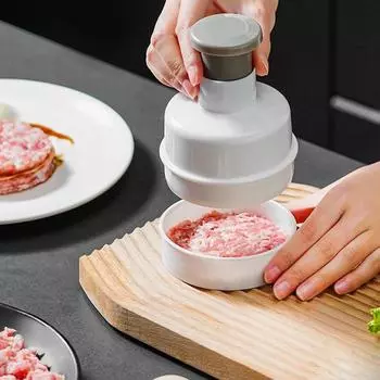 Машина для приготовления гамбургеров с гладким прессом, прессы для круглых бургеров с мясом и стейками As shown