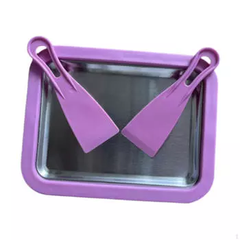 Машина для приготовления мороженого в виде ролла, пластина для мгновенного охлаждения, легко моется, форма для мороженого, пластина