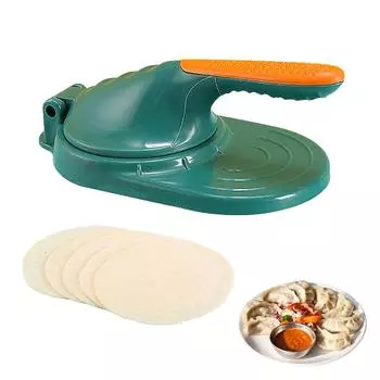 Машина для приготовления пельменей, Креативная машина для приготовления пельменей, Ручная машина для приготовления тортильи, Кухня, Формы для пельменей, Пресс для теста зелёный