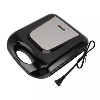 Машина для приготовления пончиков 1400 Вт, 16 пончиков с антипригарным покрытием, мини-машина для приготовления блинов на завтрак L чёрный